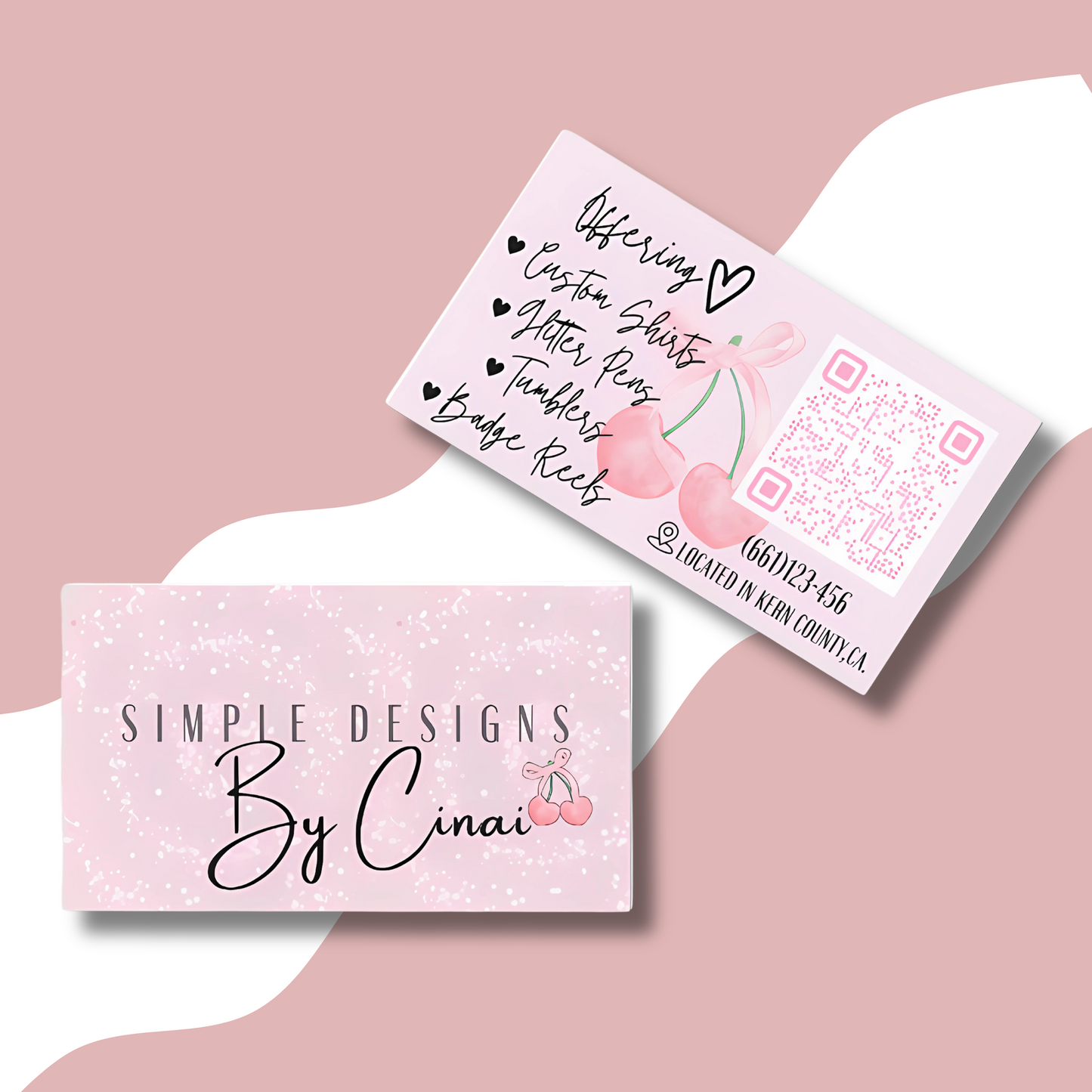 Double sided glossy Business Cards
